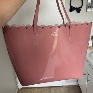 Kate Spade Scalloped Leather Tote Bag